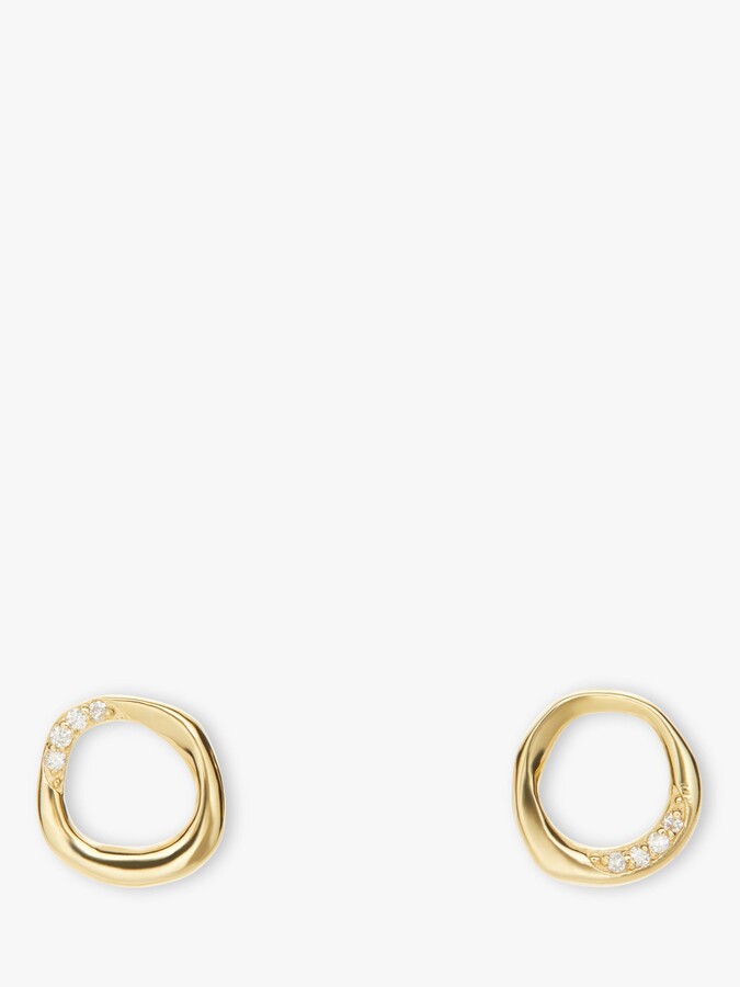 Modern Rarity Diamond Round Stud Earrings - ShopStyle