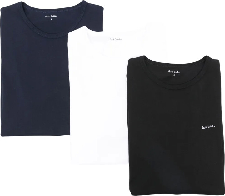 Paul Smith logo-print cotton T-shirt (pack of three)