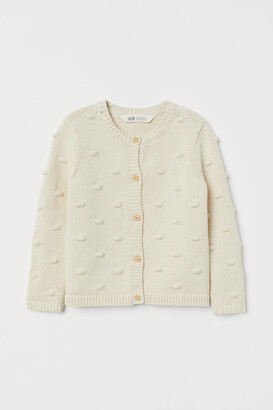 H&M Textured-knit cardigan