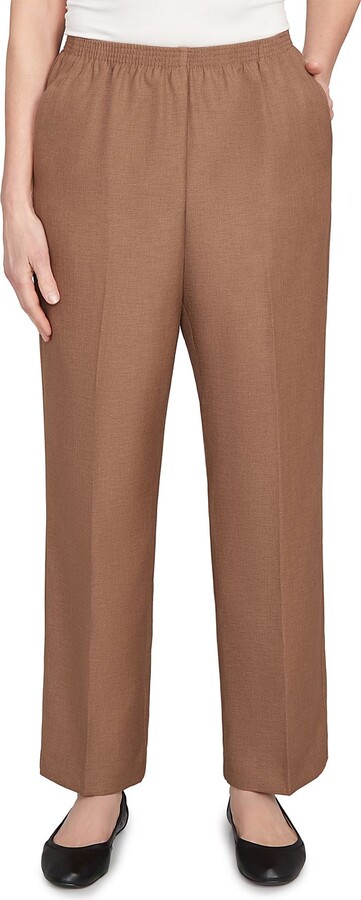 Alfred Dunner Average Trouser Pants with Elasti c Waistband