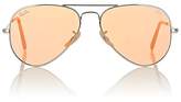 Thumbnail for your product : Ray-Ban Men's Aviator Large Metal Sunglasses - Pink