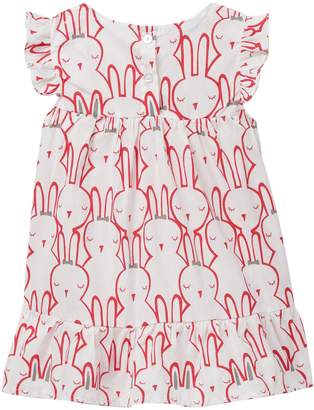 Funkyberry Bunny Ruffle Dress (Baby Girls)