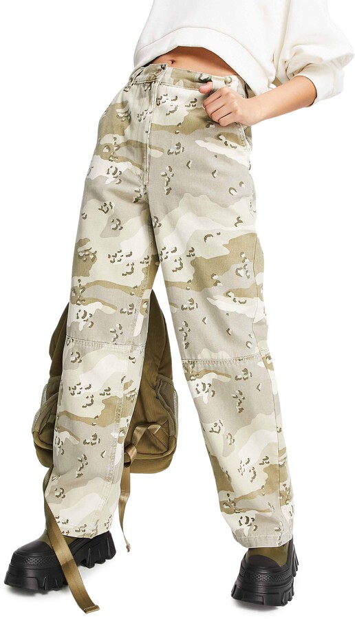 Womens Casual Elasticated Military Army Camouflage Print Pants Ladies  Trousers | eBay