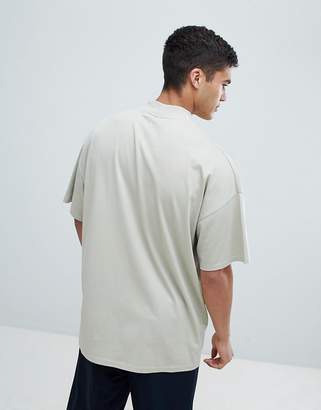 ASOS Design DESIGN oversized turtle neck t-shirt