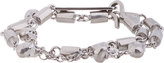 Thumbnail for your product : Alexander McQueen Silver Rifle Chain Bracelet