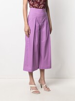 Thumbnail for your product : Pinko Box-Pleat Wide-Leg Trousers