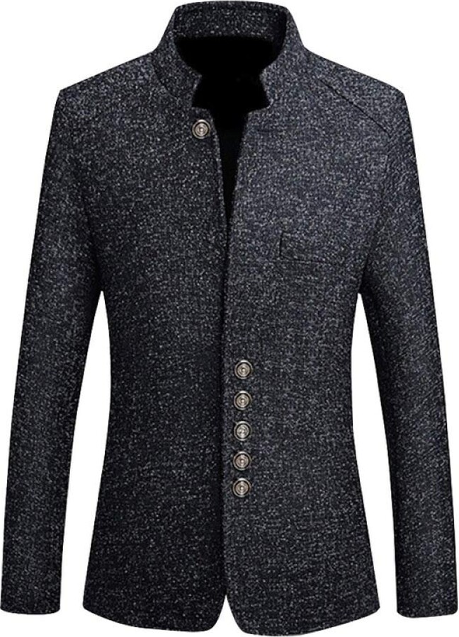 standing collar blazer