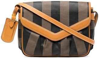 striped crossbody purse