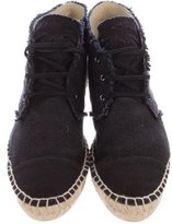 Thumbnail for your product : Chanel High-Top Espadrille Sneakers