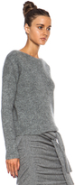 Thumbnail for your product : Band Of Outsiders Cropped Mohair-Blend Sweater