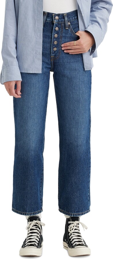 Levi Button Fly Jeans For Women | ShopStyle