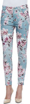 Thumbnail for your product : 7 For All Mankind Victorian Floral-Print Skinny-Leg Jeans