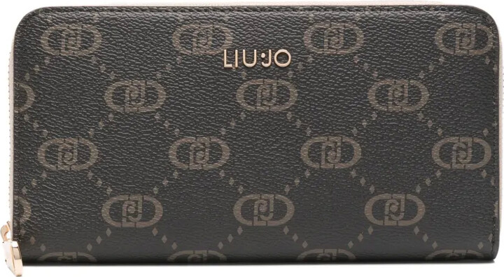 Liu Jo Logo-Plaque Zip-Around Wallet