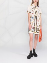 Thumbnail for your product : Boutique Moschino Graphic Print Shirt Dress
