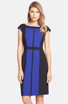Thumbnail for your product : Betsey Johnson Colorblock Ponte Sheath Dress