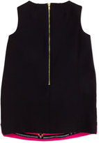 Thumbnail for your product : Milly Minis Jacquard Shift Dress, Black/Pink