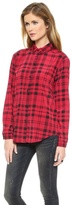 Thumbnail for your product : DKNY Long Sleeve Button Thru Blouse