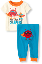 Thumbnail for your product : Children's Place Super daddy pj set