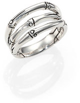 Thumbnail for your product : John Hardy Bamboo Sterling Silver Triple-Band Ring