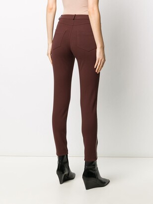 D-Exterior Side-Stripe Skinny-Fit Trousers