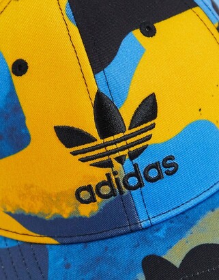adidas graphics logo baseball cap in blue camo - ShopStyle Hats