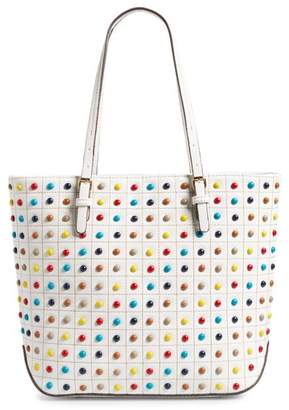 Sondra Roberts Studded Faux Leather Tote