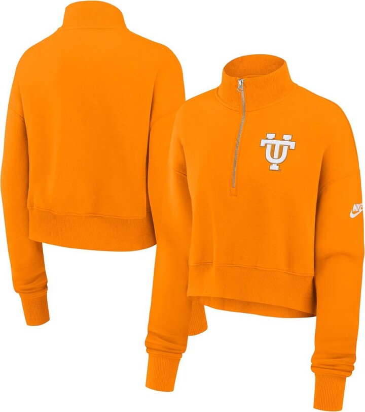 Nike Women's Tennessee Orange Tennessee Volunteers Legacy Elevated Logo Half-Zip Sweatshirt