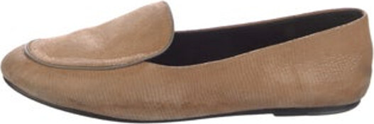 Newbar K Leather Flats Neutrals Semi-Pointed Toes Unfortunately, due to restrictions, this item may not be eligible for shipping in all areas. | NewbarK Leather Flats in Neutrals, Women's 8.5