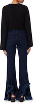 Thumbnail for your product : Marques Almeida Frill Flared Jeans
