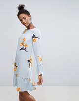 Thumbnail for your product : Vila Floral Dress With Ruffle Sleeves