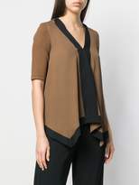 Thumbnail for your product : Fabiana Filippi drape panelled blouse
