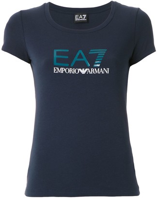 EA7 Emporio Armani logo print T-shirt