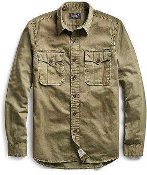 Ralph Lauren Cotton Herringbone Twill Shirt