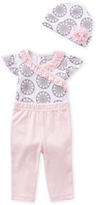 Thumbnail for your product : Wendy Bellissimo 3-12 Months Flower-Accented 3-Piece Layette Set