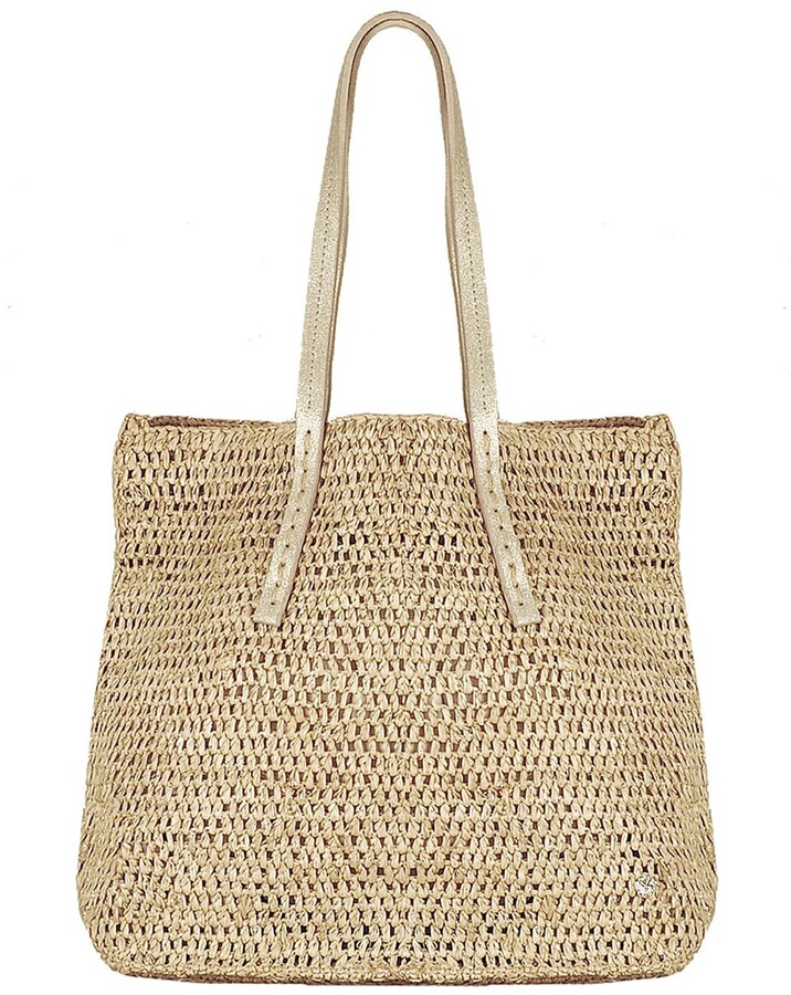 flora bella straw bag