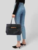 Thumbnail for your product : Gucci Bamboo Leather Top Handle Bag