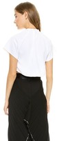 Thumbnail for your product : Ellery Seashell Gathered Crop Top
