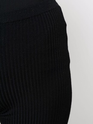 Antonella Rizza Rib-Knit Wool Shorts