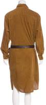 Thumbnail for your product : Giada Forte Belted Corduroy Dress
