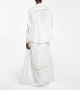 Thumbnail for your product : Etro Broderie anglaise cotton blouse