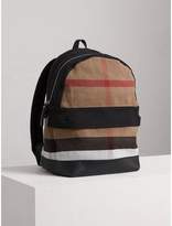 Thumbnail for your product : Burberry Canvas Check and Leather Backpack