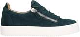 Thumbnail for your product : Giuseppe Zanotti Frankie Sneakers In Green Suede