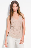 Thumbnail for your product : Zadig & Voltaire 'Joss' Rhinestone Skull Cashmere Tank