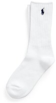 Thumbnail for your product : Ralph Lauren Embroidered Pony Crew Socks