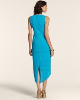 Thumbnail for your product : Chico's Jacquard Cutout Split-Hem Sleeveless Dress