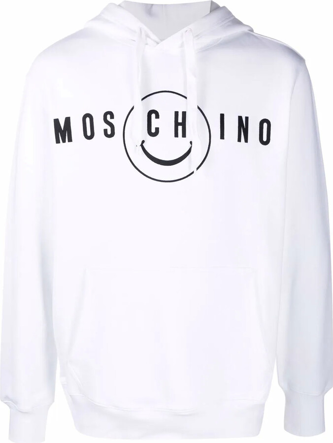 Moschino Logo-Print Organic-Cotton Hoodie
