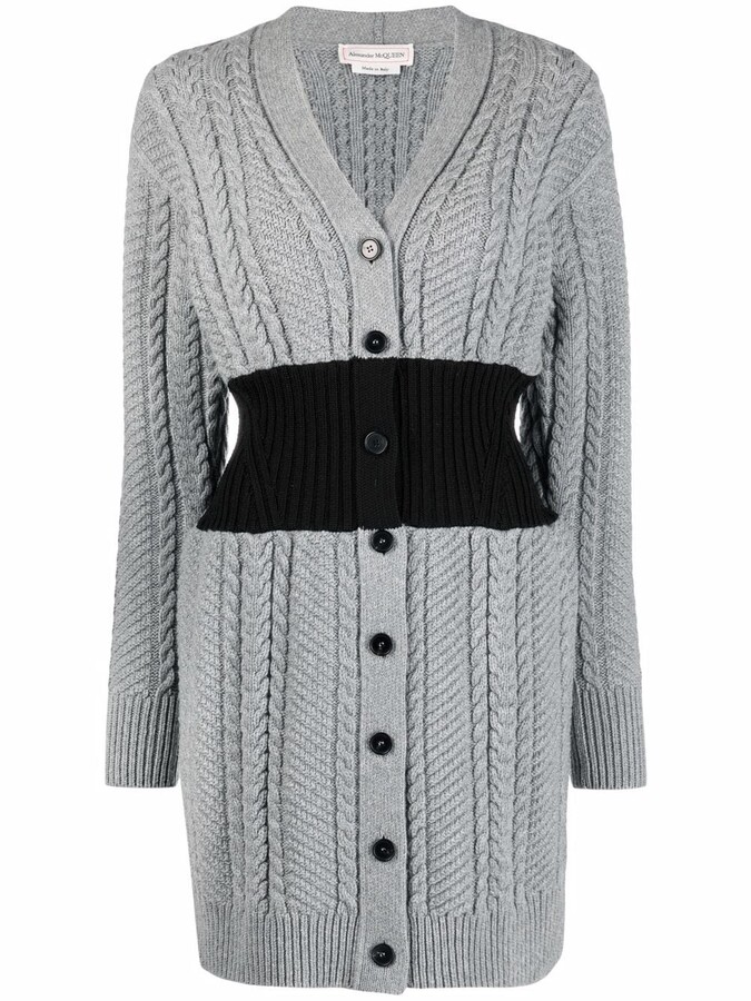 Gray Cardigan Sweater Cable Knit | Shop the world's largest 
