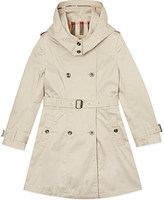 Thumbnail for your product : Burberry Removable hood twill trench 4-14 years