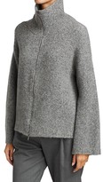 Thumbnail for your product : Fabiana Filippi Boucle Knit Stand-Collar Zip-Front Cardigan