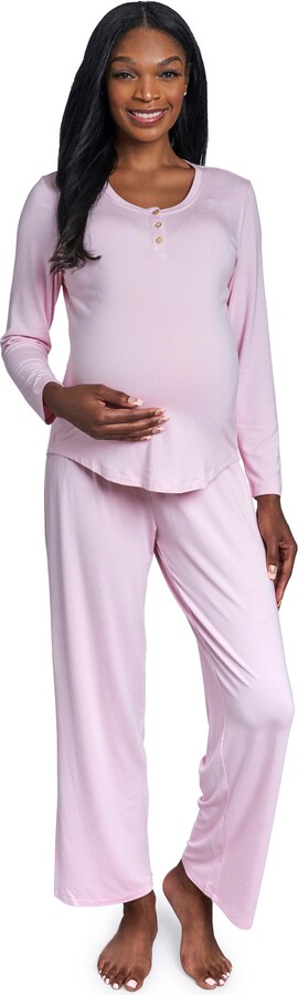 Adr Maternity Breastfeeding Nightshirt, Nightgown With Zipper For